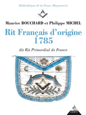 cover image of Rit français d'origine 1785--dit rite primordial de France